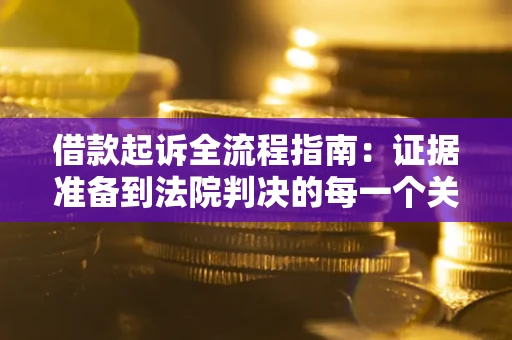 北京借款起诉全流程指南：证据准备到法院判决的每一个关键步骤