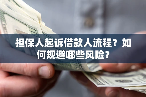 北京担保人起诉借款人流程？如何规避哪些风险？