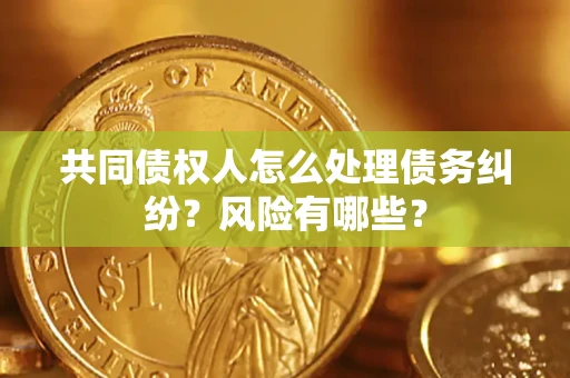 北京共同债权人怎么处理债务纠纷？风险有哪些？